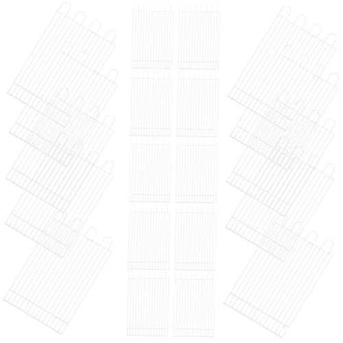 HEMOTON 12 Stück Teiliges DIY Kleintier Auslaufgehege für Hamster Hasen und Kleintiere Sicher und Praktisch für Drinnen und Draußen Weiß HEMOTON 12 Stück Teiliges DIY Kleintier Auslaufgehege für Hamster Hasen und Kleintiere Sicher und Praktisch für Drinnen und Draußen Weiß von HEMOTON