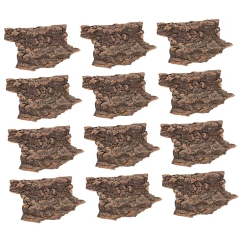 HEMOTON 12 Stück Terrarium zubehör künstliche Rinde Fliese für Reptilienbecken Reptil Klettern dekorativ Holz HEMOTON 12 Stück Terrarium zubehör künstliche Rinde Fliese für Reptilienbecken Reptil Klettern dekorativ Holz von HEMOTON