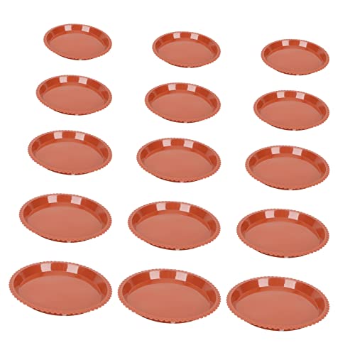 HEMOTON 15 Stück Basis Für Blumentöpfe Tabletts Groß Untertasse Drainage Drinnen Anlage Blumenkugelbodenschale Unterschalen Für Blumentöpfe Runde Blumentopfschalen Plastik Braun HEMOTON 15 Stück Basis Für Blumentöpfe Tabletts Groß Untertasse Drainage Drinnen Anlage Blumenkugelbodenschale Unterschalen Für Blumentöpfe Runde Blumentopfschalen Plastik Braun von HEMOTON