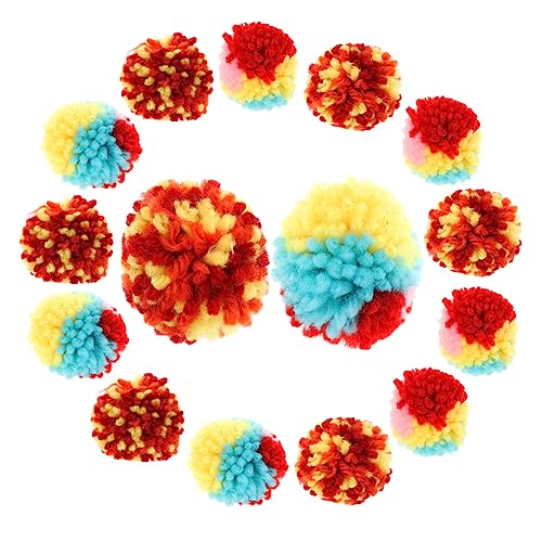 HEMOTON 15 Stück Plüschballspielzeug zahnspielzeug für Katzen pom Crinkle Cat Toy Fuzzy Bälle Katzenball katzenspielzeug Katzen-Interaktionsspielzeug Katze kaut Plüschball Zufällige Farbe HEMOTON 15 Stück Plüschballspielzeug zahnspielzeug für Katzen pom Crinkle Cat Toy Fuzzy Bälle Katzenball katzenspielzeug Katzen-Interaktionsspielzeug Katze kaut Plüschball Zufällige Farbe von HEMOTON