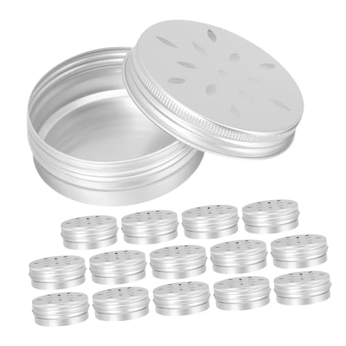 HEMOTON 15 Teiliges Aluminium Duftdosen Set Für Hunde Nasenarbeit Aluminium Nasenarbeitsbehälter Hundetrainingsbehälter Hundegeruchstrainingsdosen Geruchsarbeitsdosen von HEMOTON