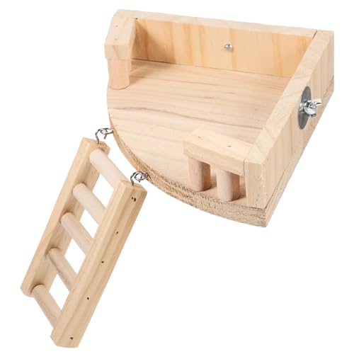 HEMOTON Hamster Spielzeug Satz mit Leiter Holz Plattform für Chinchillas und Kleine Nager Kletterfreundlich Fördert Balance und Koordination Dekorativ und Unterhaltsam für Käfige HEMOTON Hamster Spielzeug Satz mit Leiter Holz Plattform für Chinchillas und Kleine Nager Kletterfreundlich Fördert Balance und Koordination Dekorativ und Unterhaltsam für Käfige von HEMOTON