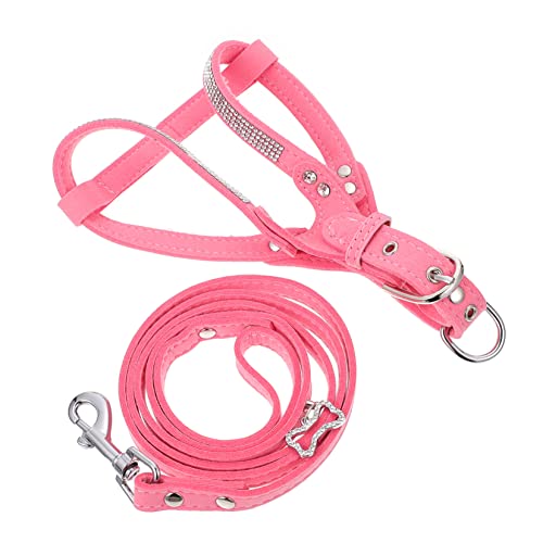 HEMOTON 1Satz Hundegeschirr Mit Leine Set Verstellbares Brustgeschirr Für Atmungsaktiv Mit Glitzernden Rhinestones Für Fotografie Und Cosplay Teilig Leine HEMOTON 1Satz Hundegeschirr Mit Leine Set Verstellbares Brustgeschirr Für Atmungsaktiv Mit Glitzernden Rhinestones Für Fotografie Und Cosplay Teilig Leine von HEMOTON