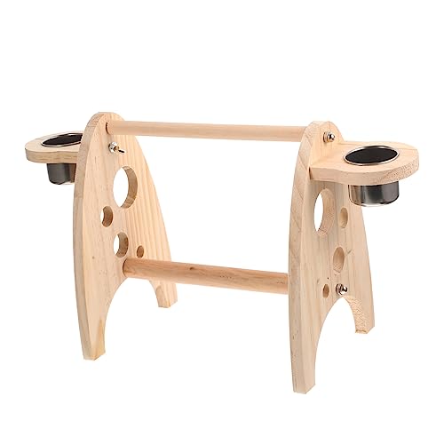 HEMOTON Holz Vogel Training Bars Stand Tisch Papagei Spielzeug Natur Holz Futter Stand Für Innenbereich HEMOTON Holz Vogel Training Bars Stand Tisch Papagei Spielzeug Natur Holz Futter Stand Für Innenbereich von HEMOTON