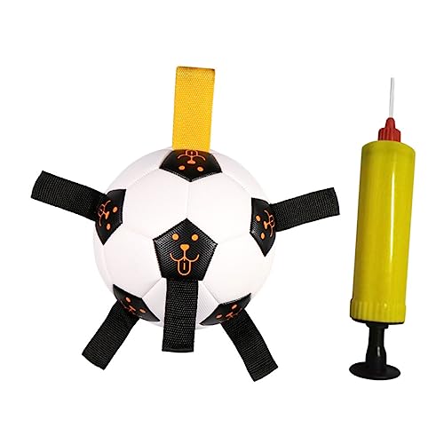 HEMOTON 1Satz Interaktives Fußball Outdoor für Welpen Stressabbau und Training Langlebig und Vielseitig Fördert die Interaktion Halter für Gesunde von HEMOTON