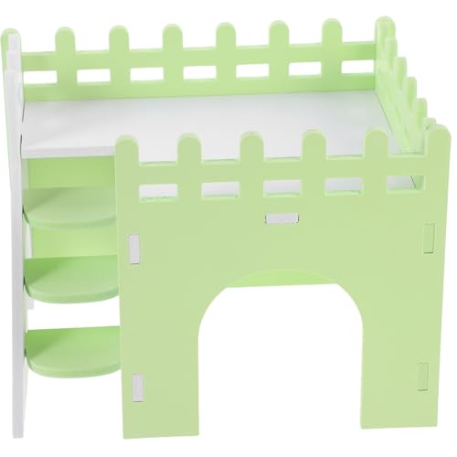 HEMOTON 1Satz Kleintierhaus für Hamster Meerschweinchen und Ratten Versteck mit Rampe für Schlaf und Entspannungsplätze für Zwerghamster und Kleine HEMOTON 1Satz Kleintierhaus für Hamster Meerschweinchen und Ratten Versteck mit Rampe für Schlaf und Entspannungsplätze für Zwerghamster und Kleine von HEMOTON