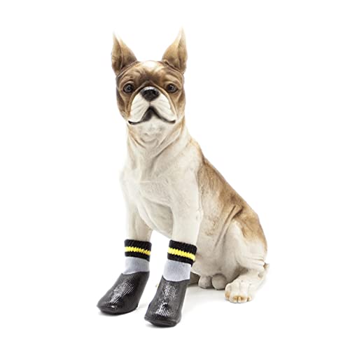 HEMOTON 1Satz Winterschuhe Für wasserdichte Rutsch Schuhe Gummisocken Für Kleine Hundewelpen Für Schnee Und Schützende Pfotenbekleidung von HEMOTON