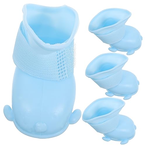HEMOTON 1Satz rutschfeste Hundestiefel Verstellbare wasserdichte Regenstiefel für Kleine Outdoor Pfotenschutz für Schnee Schutz Schmutz und Nässe HEMOTON 1Satz rutschfeste Hundestiefel Verstellbare wasserdichte Regenstiefel für Kleine Outdoor Pfotenschutz für Schnee Schutz Schmutz und Nässe von HEMOTON