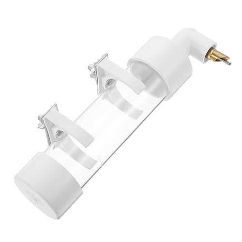 HEMOTON 1Stück Automatischer Wasserspender für Vögel Transparente Hängende Wasserflasche für Sittiche Kanarienvögel und Kleintiere Käfigzubehör Hält Wasser Sauber von HEMOTON
