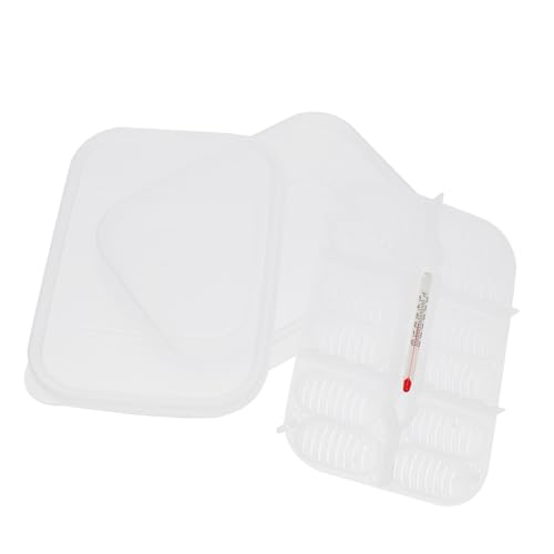 HEMOTON 1Stück Fächer Eier Inkubator Für Reptilien Brutkasten Für Eidechsen Und Schlangen Reptil Zuchtbox Mit Thermometer Lösung Für Ausbrüten Von Reptilien Eiern von HEMOTON
