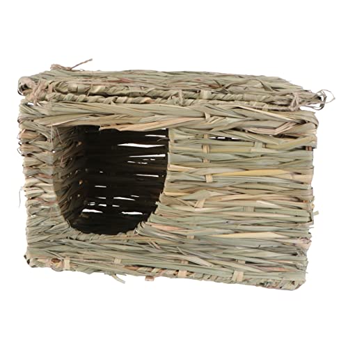 HEMOTON 1Stück Faltbares Nest Haustier Schlafhaus Aus Stroh Kleines Ruhendes Nest Handgewebt Gemütliche Umgebung Für Kleine Für Meerschweinchen Und Andere HEMOTON 1Stück Faltbares Nest Haustier Schlafhaus Aus Stroh Kleines Ruhendes Nest Handgewebt Gemütliche Umgebung Für Kleine Für Meerschweinchen Und Andere von HEMOTON