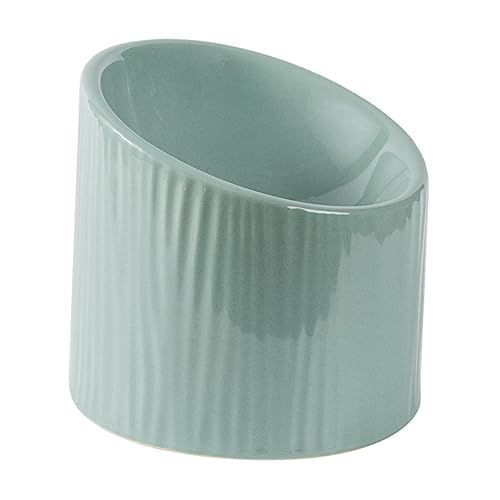 HEMOTON 1Stück Keramik Haustier Futter Und Trinkschale Erhöhter Katzennapf Mit Schrägem Munddesign Ergonomisch Für Katzen Und Kleine Und Langlebig Sanftem HEMOTON 1Stück Keramik Haustier Futter Und Trinkschale Erhöhter Katzennapf Mit Schrägem Munddesign Ergonomisch Für Katzen Und Kleine Und Langlebig Sanftem von HEMOTON