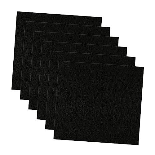 HEMOTON 2 Packungen Katzentoiletten Pad Filter Streu Schwarz von HEMOTON