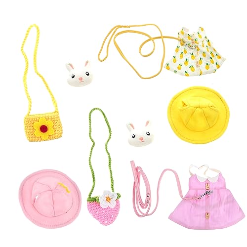 HEMOTON 2 Sätze Kaninchenleine Vlies Meerschweinchen-Halloween-kostüme Hasenkleidung Hamsterbettwäsche Frettchenkleidung Käfige Für Meerschweinchen Kaninchen-brustgurtweste Wurf Baumwolle von HEMOTON