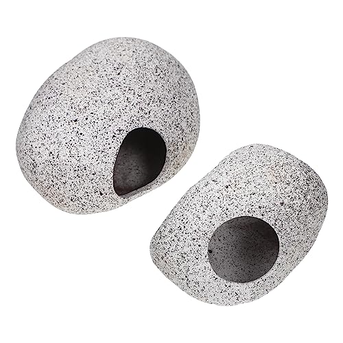 HEMOTON 2 Stück Dekorative Aquarienhöhlen und Leicht aus Hochwertigem Sands Material für Fische und Garnelen Aquarien Dekoration Sorgt für Einzigartige Landschaft Ihrem Becken HEMOTON 2 Stück Dekorative Aquarienhöhlen und Leicht aus Hochwertigem Sands Material für Fische und Garnelen Aquarien Dekoration Sorgt für Einzigartige Landschaft Ihrem Becken von HEMOTON