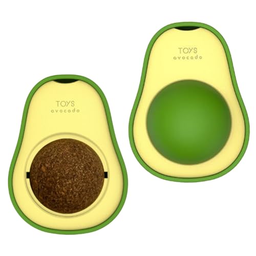 HEMOTON 2 Stück Drehbarer Catnip-Ball Nips Für Kleines Katzenleckerli Katzenfischkugel Katzenminze HEMOTON 2 Stück Drehbarer Catnip-Ball Nips Für Kleines Katzenleckerli Katzenfischkugel Katzenminze von HEMOTON
