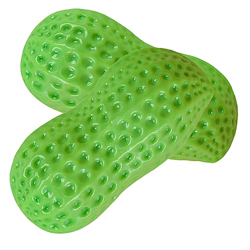 HEMOTON 2 Stück Erdnussspielzeug Haustier Hundespielzeug Zahnen interaktives knete hundezubehör Beißspielzeug für kleine Hunde Welpenspielzeug kleine Hunde Green von HEMOTON