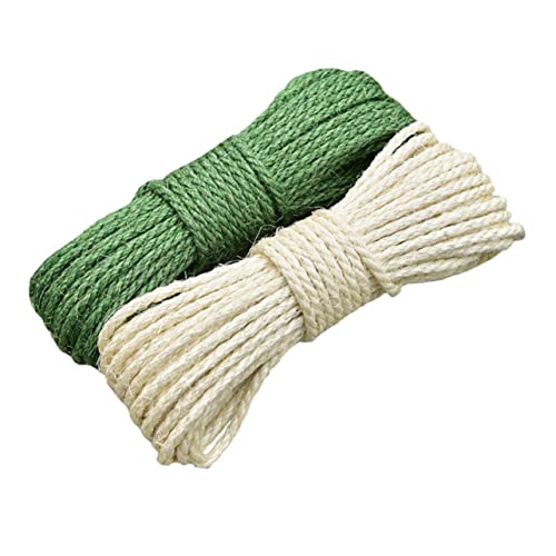 HEMOTON 2 Stück Ersatzhanfseil Jute Swine Seil für Katzenkratzbaum Kratzer Kratzen Ersatz-Hanfseil für den Haushalt Katzengreif-Hanfseil Katzenkratzseil zum Selbermachen Sisal Grün HEMOTON 2 Stück Ersatzhanfseil Jute Swine Seil für Katzenkratzbaum Kratzer Kratzen Ersatz-Hanfseil für den Haushalt Katzengreif-Hanfseil Katzenkratzseil zum Selbermachen Sisal Grün von HEMOTON