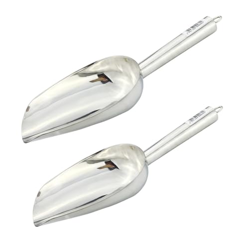 HEMOTON 2 Stück Futterschaufel für Haustiere Pet Food Feeder Shovel für Katzen Langlebig Rostfrei Tragbar für Futter und Snacks HEMOTON 2 Stück Futterschaufel für Haustiere Pet Food Feeder Shovel für Katzen Langlebig Rostfrei Tragbar für Futter und Snacks von HEMOTON
