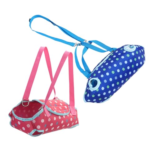 HEMOTON 2 Stück Haustier Ausziehtasche Tragetasche Für Kleine Hunde Kleine Tragetasche Für Haustiere Tragbare Umhängetasche Schultertasche Für Haustiere Rucksack Für Hunde Tragbare von HEMOTON