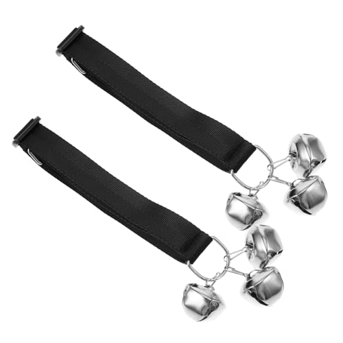 HEMOTON 2 Stück Hundetürglocke mit Einstellbarem Seil Effektive Trainingsglocken für Töpfchentraining von Hunden Laute und Klare Signaltöne für Kommunikation Klebehaken von HEMOTON