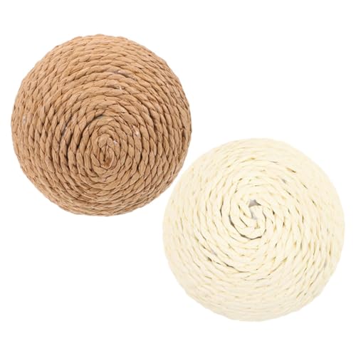 HEMOTON 2 Stück Katze Sisalkugel drinnen Katze jagen Haustier kratzen Kratzbaum für Katzenkugeln interaktives katzenspielzeug katzenball Kätzchenkratzer Katzenkratzer Hanfseil HEMOTON 2 Stück Katze Sisalkugel drinnen Katze jagen Haustier kratzen Kratzbaum für Katzenkugeln interaktives katzenspielzeug katzenball Kätzchenkratzer Katzenkratzer Hanfseil von HEMOTON