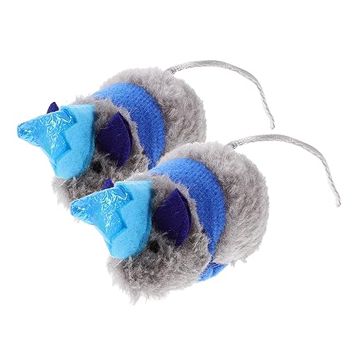HEMOTON 2 Stück Katzenminze Katzenminze Mäuse Simulation Interaktives Katzenspielzeug Süßes -kätzchen- Katzenfangspielzeug Drinnen Plüsch HEMOTON 2 Stück Katzenminze Katzenminze Mäuse Simulation Interaktives Katzenspielzeug Süßes -kätzchen- Katzenfangspielzeug Drinnen Plüsch von HEMOTON