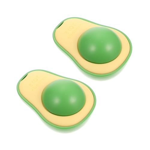 HEMOTON 2 Stück Katzenminze beissen Kätzchen drinnen Catnip Catnip Toy Katzenminze Zähneknirschen entzückendes Katzenminze- PVC Green von HEMOTON