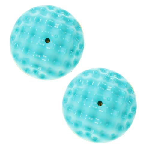HEMOTON 2 Stück Leichte Hundespielzeug Bälle aus Weichem Material Interaktiver Wurfball für Draußen Schonend zum für Training und Spiel mit Kleinen Hunden von HEMOTON