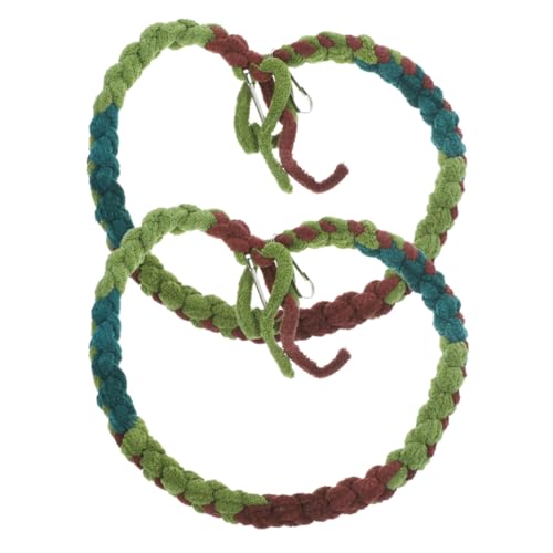HEMOTON 2 Stück Reptilien Kletterspielzeug Lebensechte Reben für Krabben Robustes Terrarien Zubehör Fördert Krabbenklettern und Natürliche Erkundung Dekorative Haustierumgebung von HEMOTON