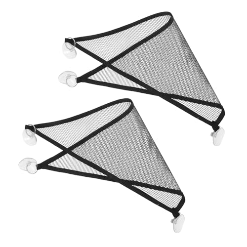 HEMOTON 2 Stück Reptilien-hängematte Hamster -hängematte Bartagame Hängematte Bärtiges Drachenversteck Hängematte Gecko-hängematte Hängematte Für Bartagamen Segeltuch Black von HEMOTON