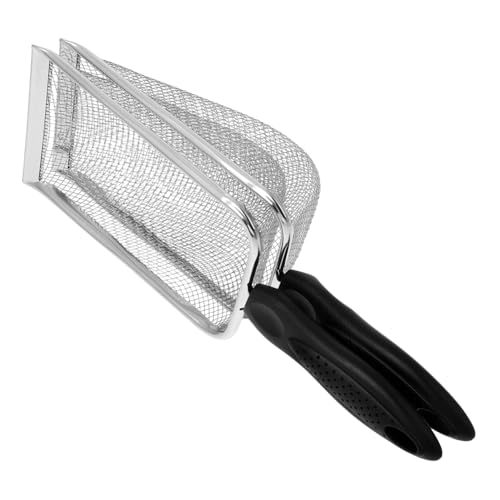 HEMOTON 2 Stück Schaufel Für Katzenstreu Schaufeln Für Katzenstreu Müllschaufel Abfallschaufel Mit Langem Griff Katzenstreuschaufel Mit Halter Katzenstreu Scoop Rostfreier Stahl Black von HEMOTON