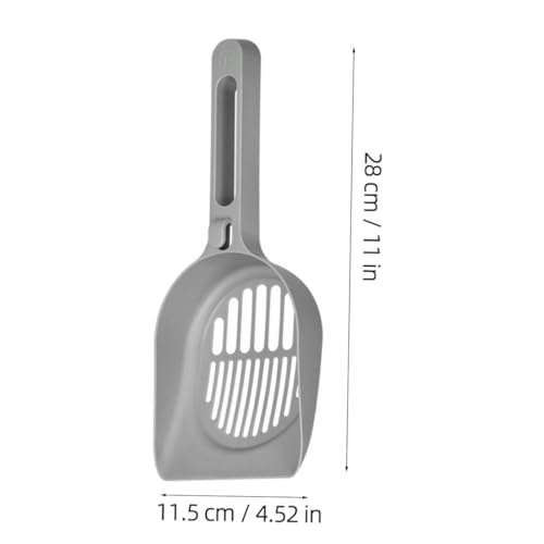 HEMOTON 2 Stück Schaufel für Katzenstreu Wurf Katzenschaufel Katzenstreu Scoop Kotschaufel Schaufeln Katzenstreuschaufel mit langem Griff Poop Scooper katzenstreu Plastik von HEMOTON