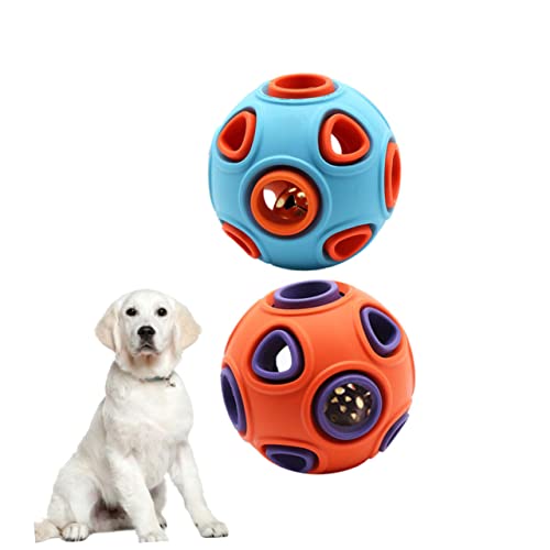 HEMOTON 2 Stück Stimme und Biss quietschender Hundespielzeugball groß Ausbildung Welpenspielzeug federnd für Hunde lustige hundespielzeuge Haustierspielzeug Hunde HEMOTON 2 Stück Stimme und Biss quietschender Hundespielzeugball groß Ausbildung Welpenspielzeug federnd für Hunde lustige hundespielzeuge Haustierspielzeug Hunde von HEMOTON