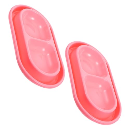 HEMOTON 2 Stück Teiliges Katzen und Hundenapf Set aus Stabilem Kunststoff mit Doppelter Wasserschale Rutschfester Basis Antimikrobiellem Design Spülmaschinenfest für Welpen und Mittelgroße HEMOTON 2 Stück Teiliges Katzen und Hundenapf Set aus Stabilem Kunststoff mit Doppelter Wasserschale Rutschfester Basis Antimikrobiellem Design Spülmaschinenfest für Welpen und Mittelgroße von HEMOTON