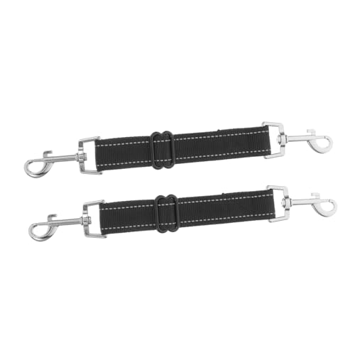 HEMOTON 2 Stück Verbindungsstück Für Hundehalsband Hundehalsbandverlängerung Freigeben Klein Hundeleine Clip Gehen Binden Leinenhalsband- Handhaben Bräutigam Sitz Zug Nylon Black von HEMOTON