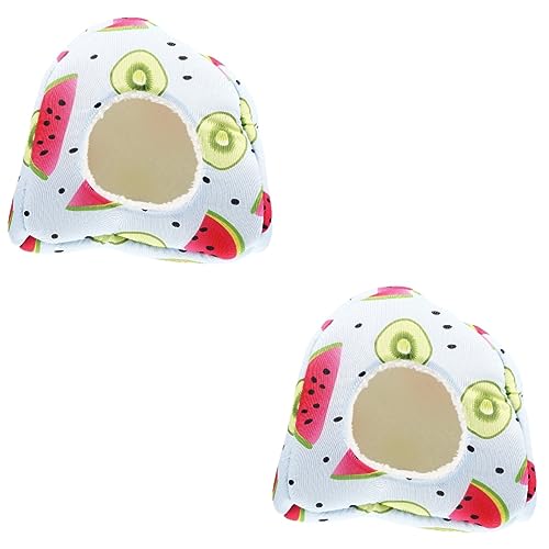 HEMOTON 2 Stück Warmer Hamster Schlafnest aus Weichem Schwamm Kleines für Winter Vielseitiges Versteck für Hamster Meerschweinchen und Kleine Haustiere Bequemes Nest für Sicheren HEMOTON 2 Stück Warmer Hamster Schlafnest aus Weichem Schwamm Kleines für Winter Vielseitiges Versteck für Hamster Meerschweinchen und Kleine Haustiere Bequemes Nest für Sicheren von HEMOTON