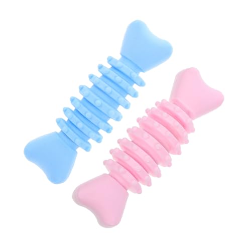 HEMOTON 2 Stück Welpen Kauspielzeug Fischform Zahnpflege aus Langlebigem TPR Schaum für Kleine Hunde Rosa für Drinnen Spielend HEMOTON 2 Stück Welpen Kauspielzeug Fischform Zahnpflege aus Langlebigem TPR Schaum für Kleine Hunde Rosa für Drinnen Spielend von HEMOTON
