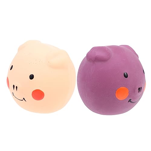 HEMOTON 2 Stück Zahnreinigungsspielzeug Hund kaut Schnuller Kauspielzeug für Hunde für Welpenbälle Hundezähne Backenzahn Kugel Latex quietschender Ball Emulsion Zufällige Farbe HEMOTON 2 Stück Zahnreinigungsspielzeug Hund kaut Schnuller Kauspielzeug für Hunde für Welpenbälle Hundezähne Backenzahn Kugel Latex quietschender Ball Emulsion Zufällige Farbe von HEMOTON