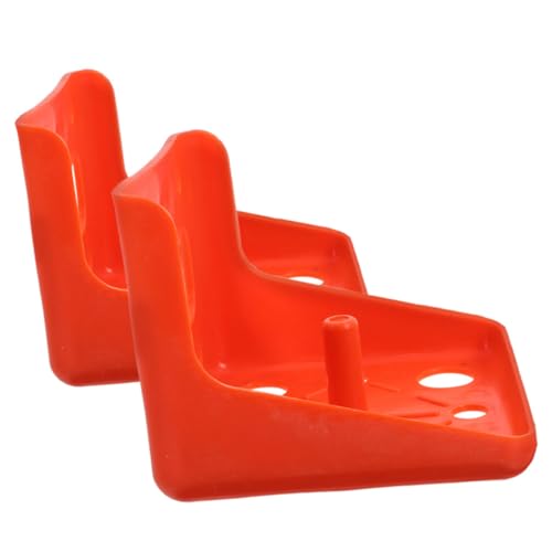 HEMOTON 2 Stücke Rot Mineral Salz Block Halter Salz Mineral Block Halter Oder Pferde Leck Salz Halter Pe Ziege Liefert von HEMOTON