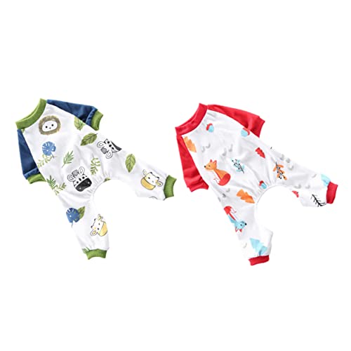 HEMOTON 2 Teiliger Haustier Pyjama Welpen Hundeleine Haustierkostüme Für Hunde Hundebett Hundekleidung Mittelgroßer Hund Dackel Hundeschlafanzug Kapuzenpullover Cartoon HEMOTON 2 Teiliger Haustier Pyjama Welpen Hundeleine Haustierkostüme Für Hunde Hundebett Hundekleidung Mittelgroßer Hund Dackel Hundeschlafanzug Kapuzenpullover Cartoon von HEMOTON