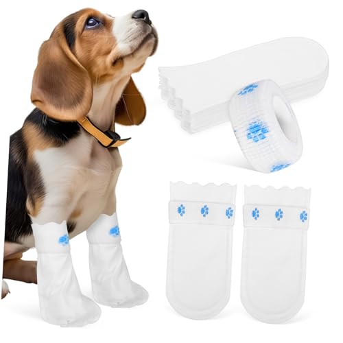 HEMOTON 20 Stück Einweg Hundeschuhe Paw Protector für Kleine Hunde wasserdichte Pfotenschützer Bequeme Socken für Outdoor Aktivitäten S für Verletzte Pfoten HEMOTON 20 Stück Einweg Hundeschuhe Paw Protector für Kleine Hunde wasserdichte Pfotenschützer Bequeme Socken für Outdoor Aktivitäten S für Verletzte Pfoten von HEMOTON