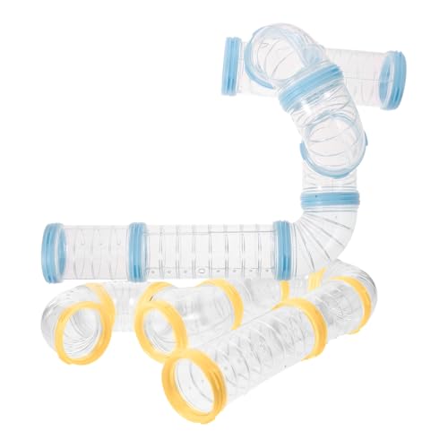 HEMOTON 2Sätze Hamsterrohre für DIY Hamsterkäfig Flexibles Röhrenspielzeug aus Robustem für Hamster und Kleine Fördert Bewegung und Erkundung von HEMOTON