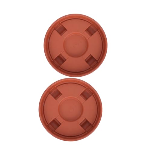 HEMOTON 2Stücke Blumenroller mit Beweglichen Blumentopfuntersetzern Umweltfreundlichem Material für Innen und Außenbereich mit Tragfähigkeit von HEMOTON