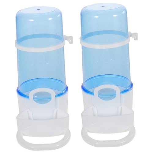 HEMOTON 2Stücke Futterautomat für Haustiere Selbstverteilender Trinknapf für Hamster Praktischer Wasserspender für Kleine Zufälligen Erhältlich von HEMOTON
