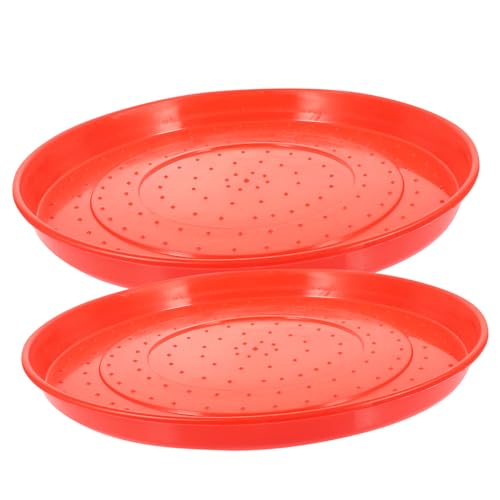 HEMOTON 2Stücke Geflügel Feeder Tablett aus Robustem Kunststoff Fütterungsplatte für Küken und Hühner rutschfest und Langlebig für Fütterung von Geflügel HEMOTON 2Stücke Geflügel Feeder Tablett aus Robustem Kunststoff Fütterungsplatte für Küken und Hühner rutschfest und Langlebig für Fütterung von Geflügel von HEMOTON