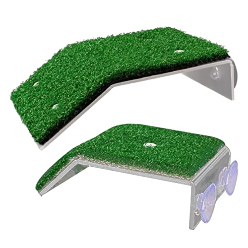 HEMOTON 2Stücke Schildkröten Basking mit Simulation Rasen Floating Kletterhilfe für Reptilien Einfache Installation mit Saugnäpfen aus Langlebigem Material Fördert HEMOTON 2Stücke Schildkröten Basking mit Simulation Rasen Floating Kletterhilfe für Reptilien Einfache Installation mit Saugnäpfen aus Langlebigem Material Fördert von HEMOTON