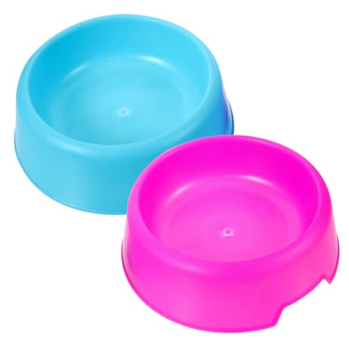 HEMOTON 2Stücke Teiliges Candy Farbige Haustierschalen Aus Kunststoff Futternäpfe Für Katzen rutschfest Zu Reinigen Für Trockenfutter Und Wasser HEMOTON 2Stücke Teiliges Candy Farbige Haustierschalen Aus Kunststoff Futternäpfe Für Katzen rutschfest Zu Reinigen Für Trockenfutter Und Wasser von HEMOTON