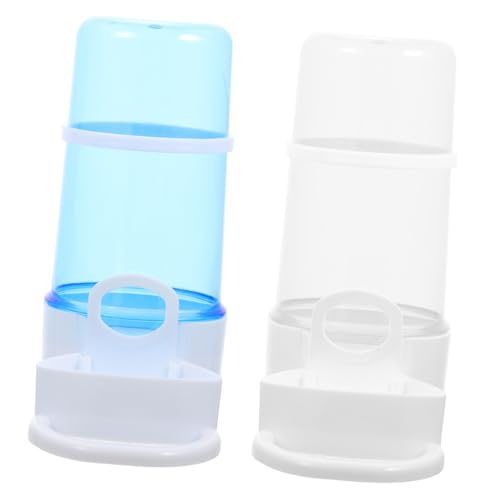 HEMOTON 2Stücke Vogel Wasserspender Für Papageien Und Sittiche Automatischer Wassereinzug Transparent Und Zubehör Für Vogelkäfige Zu Reinigen von HEMOTON