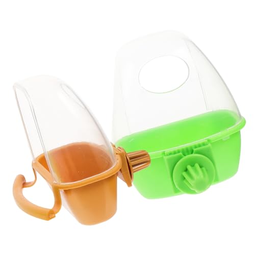 HEMOTON 2Stücke Vogelfutterbehälter für Käfige Spritzwassergeschützte Futternäpfe mit Clip Design Waschbar und Wiederverwendbar für Papageien und Andere Haustiere HEMOTON 2Stücke Vogelfutterbehälter für Käfige Spritzwassergeschützte Futternäpfe mit Clip Design Waschbar und Wiederverwendbar für Papageien und Andere Haustiere von HEMOTON